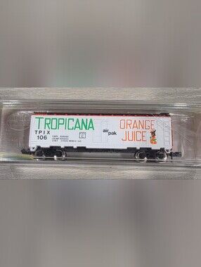 Model Power N Scale Tropicana Orange Juice 40' Refrigerated Reefer